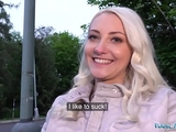 Public Agent Horny tourist Helena Moeller is hungry for Czech cock